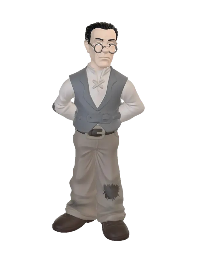 Modello 3D Patchwork Gentleman - Fable, generato dall’IA