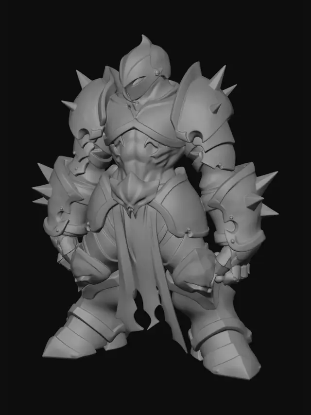 3D model for Spiked Iron Colossus