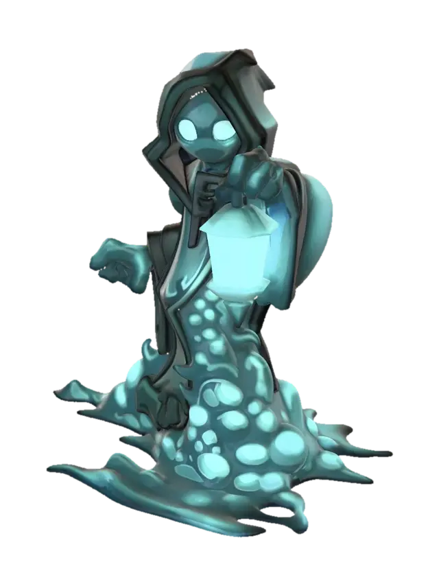 3D model for Remove the tail from this character and make him into a 3d exact replica of the image but as a 3d miniature with a rocky base.