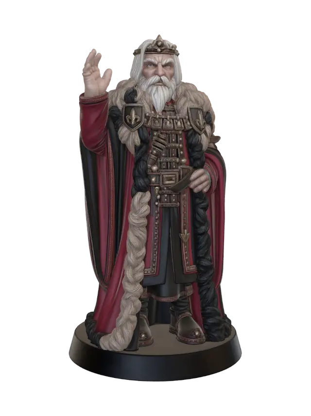 3D model for The Silver-Bearded King
