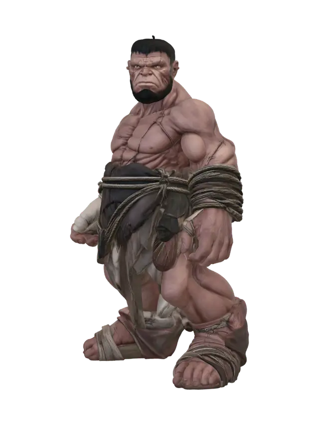3D model for Ropebound Brute