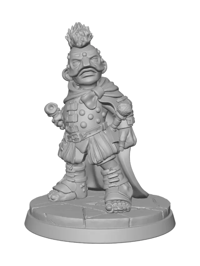 3D model for Crimson Masked Gladiator
