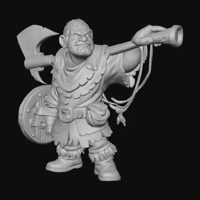 3D model for Medieval Adventurer