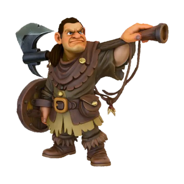 3D model for Medieval Adventurer