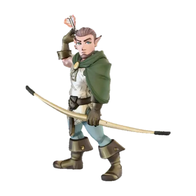Archer Elf the 3rd - Third 3D-model, gegenereerd door AI