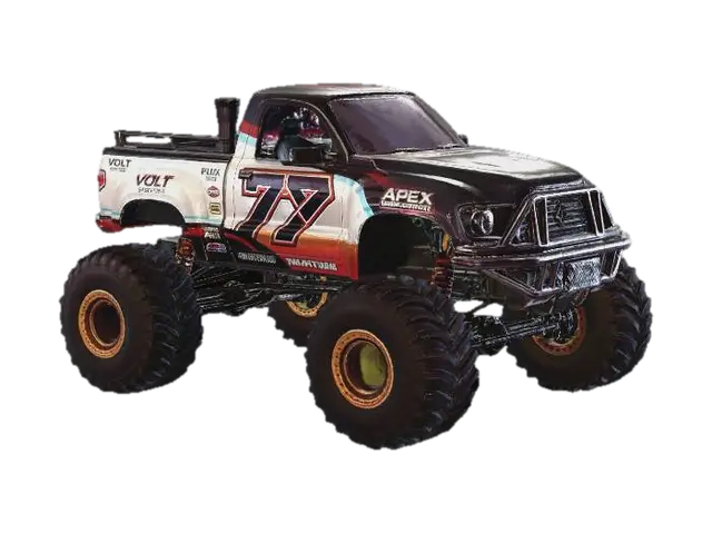 big race car 3D model, vytvořený pomocí AI