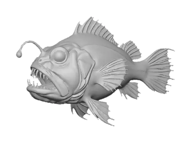 3D model for abyss fish