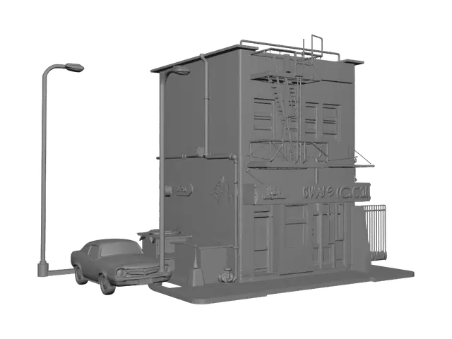 3D model for Neon at the Brick Corner