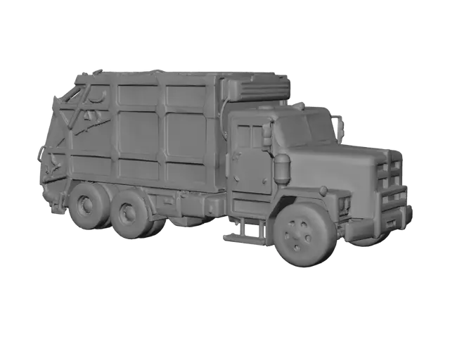 3D model for Gotham City Garbage Truck