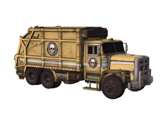 3D model for Gotham City Garbage Truck