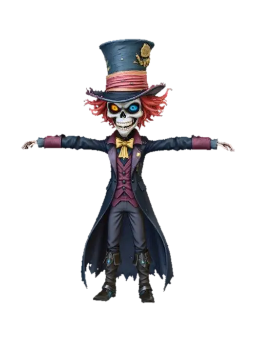 3D model for Skeleton Showman