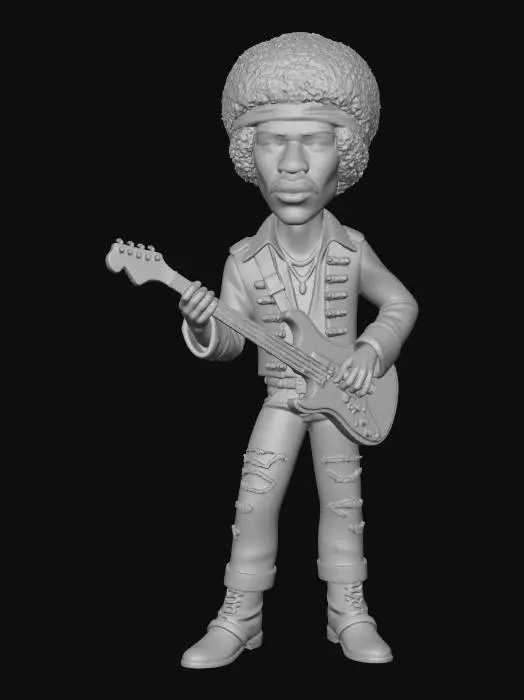 3D model for Guitar Hero Doll