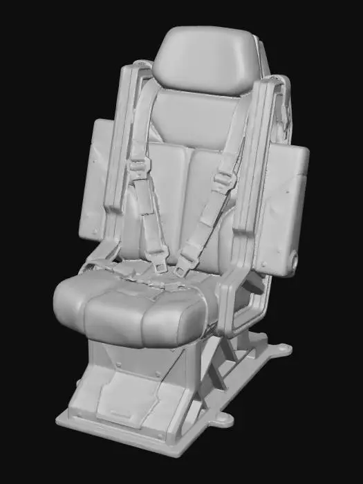 3D model for pilot seat