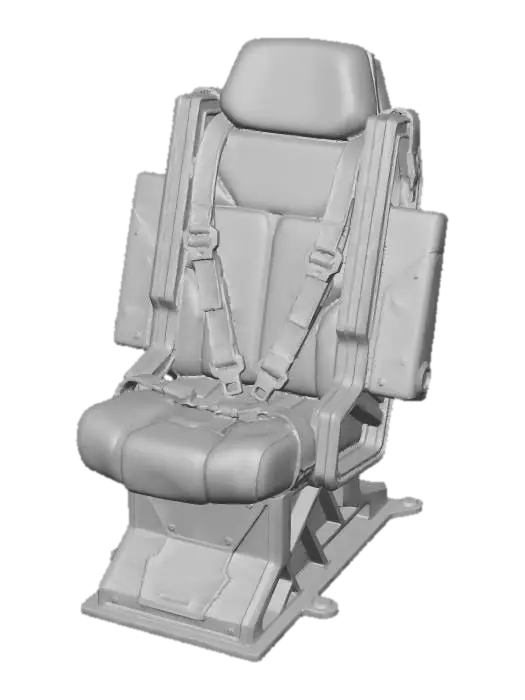 3D model for pilot seat