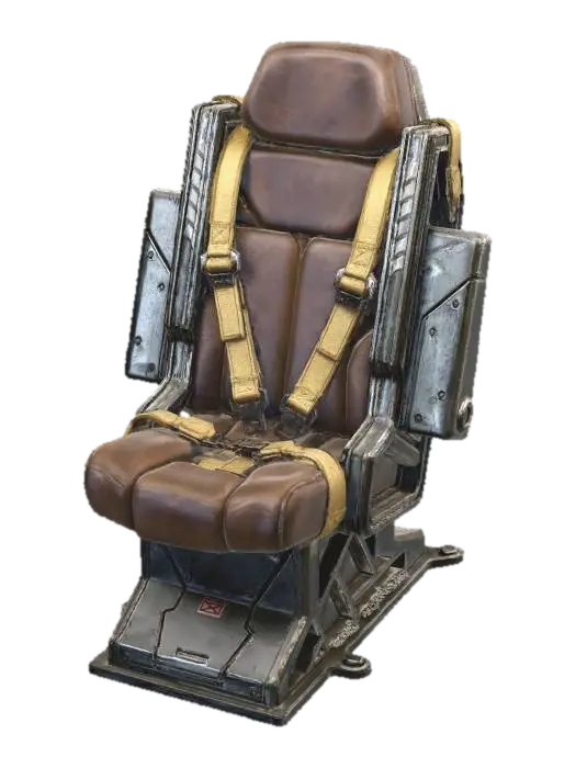 3D model for pilot seat