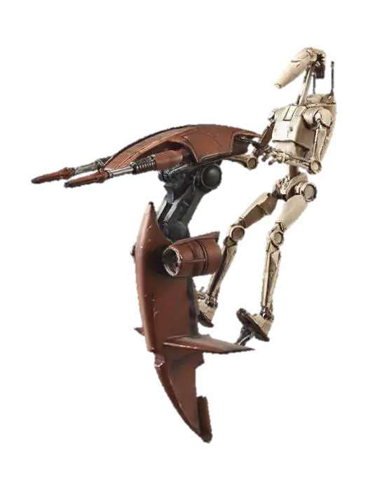 droid transport - Engineering-3D-modell, genererad av AI