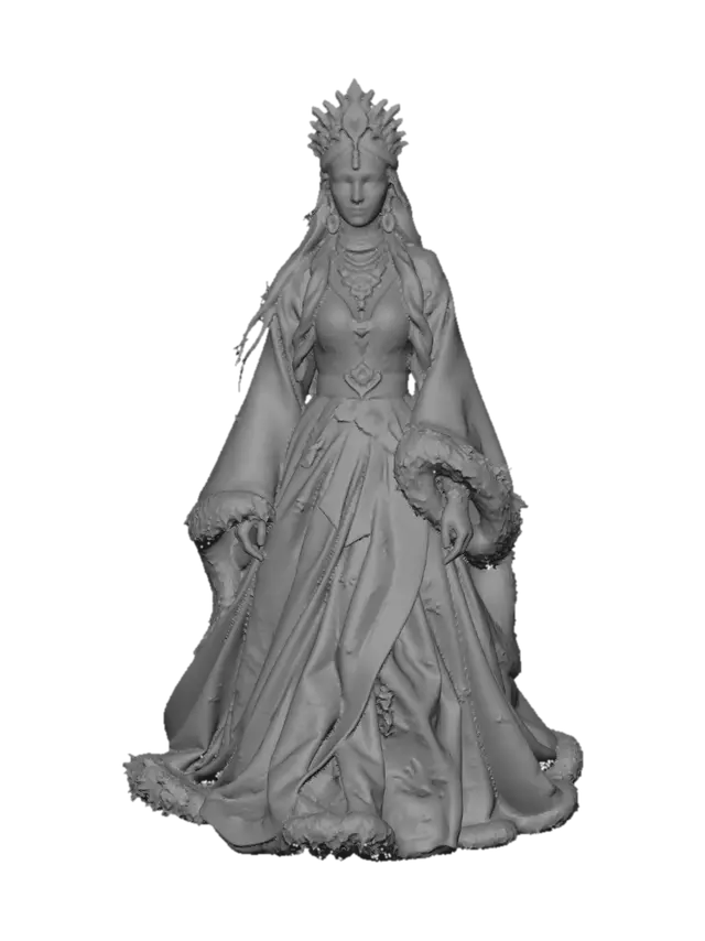 3D model for Empress of Embroidered Velvet