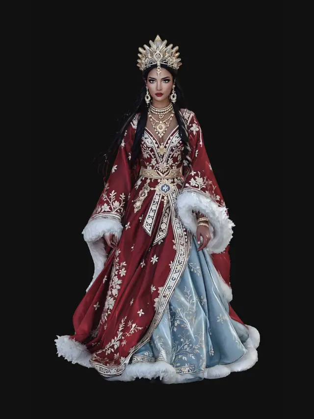 3D model for Empress of Embroidered Velvet
