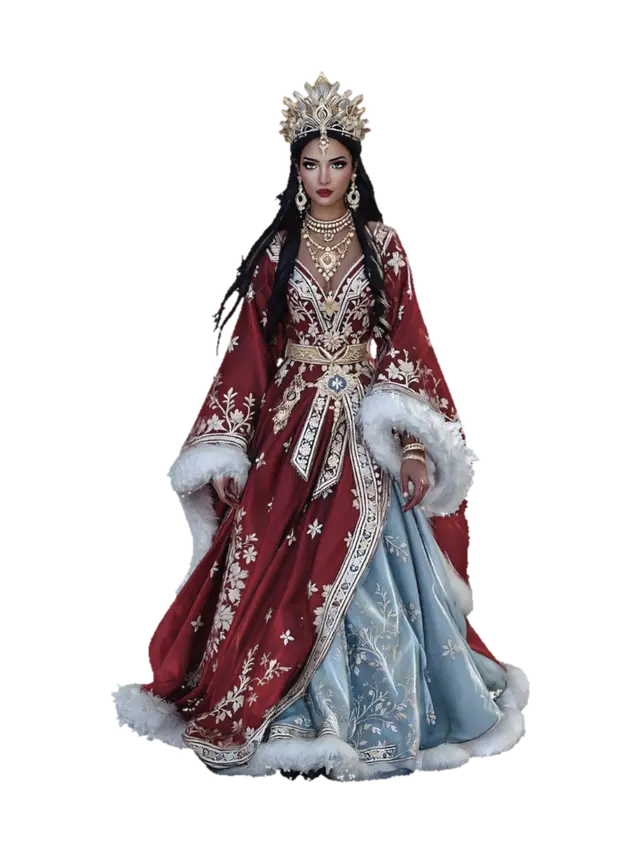 3D model for Empress of Embroidered Velvet