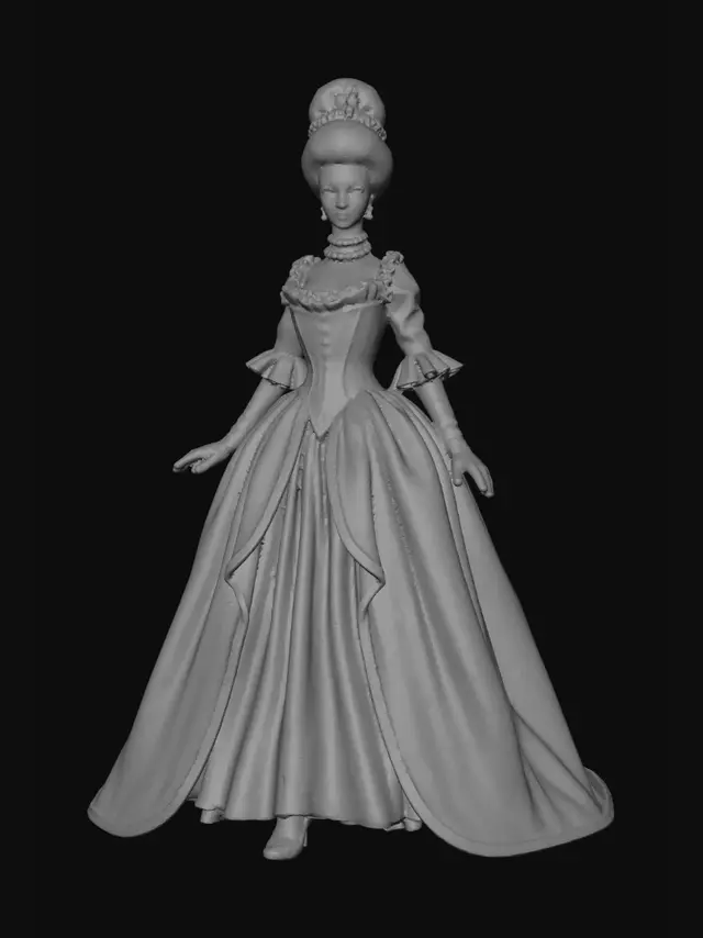 3D model for Ivory Royale Bride