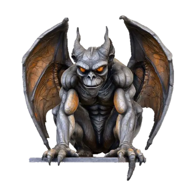 Guardian of the Night - Church 3D model, vytvořený pomocí AI