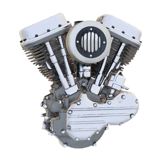 V-Twin Power - Harley 3D model, vytvořený pomocí AI
