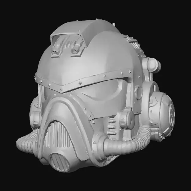 3D model for Iron Warden Helmet