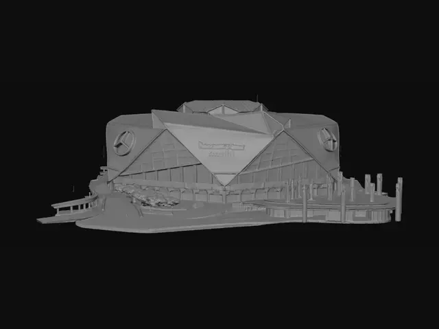 3D model for Mercedes-Benz Stadium Exterior