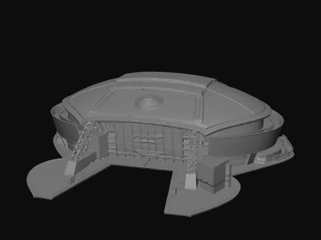 3D model for AT&T Stadium Facade