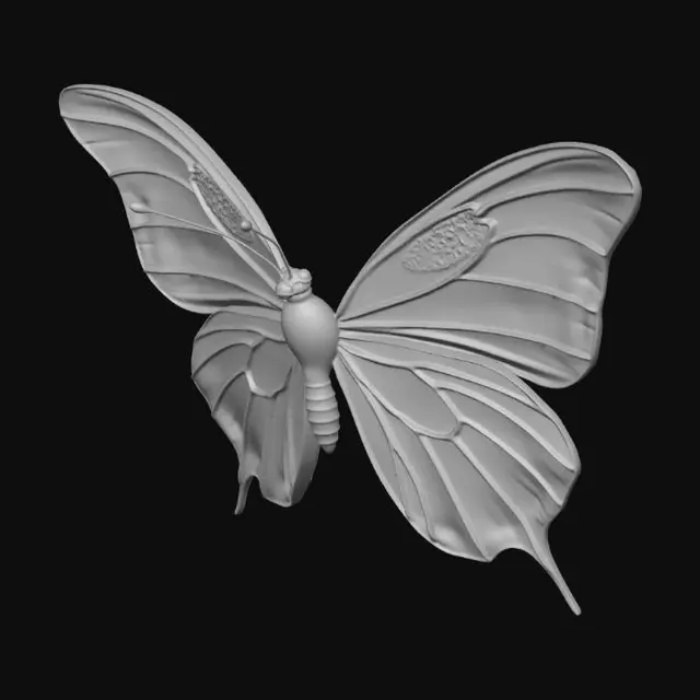 3D model for можешб добавить к этому бабочку цвета дизайн стиль