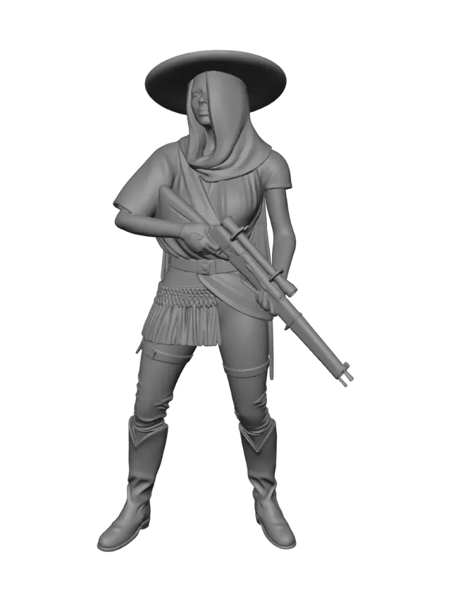 3D model for Wasteland Gunslinger