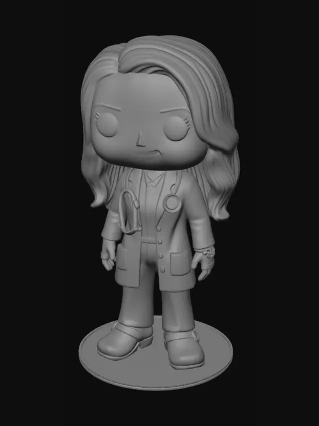 3D model for Doctor in a White Coat