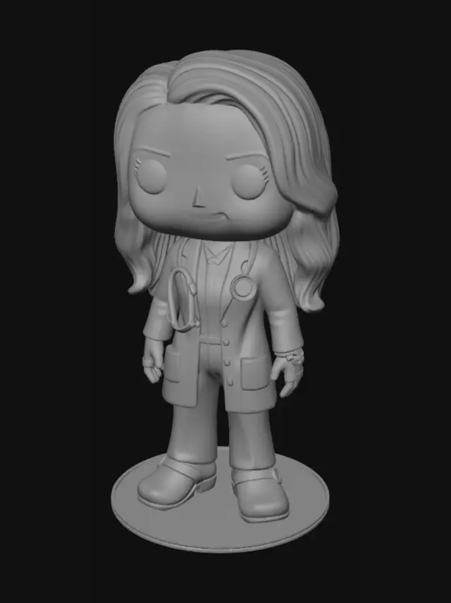 3D model for Doctor in a White Coat