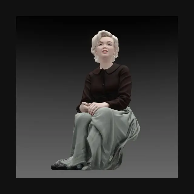 3D model for Vintage Courtyard Portrait