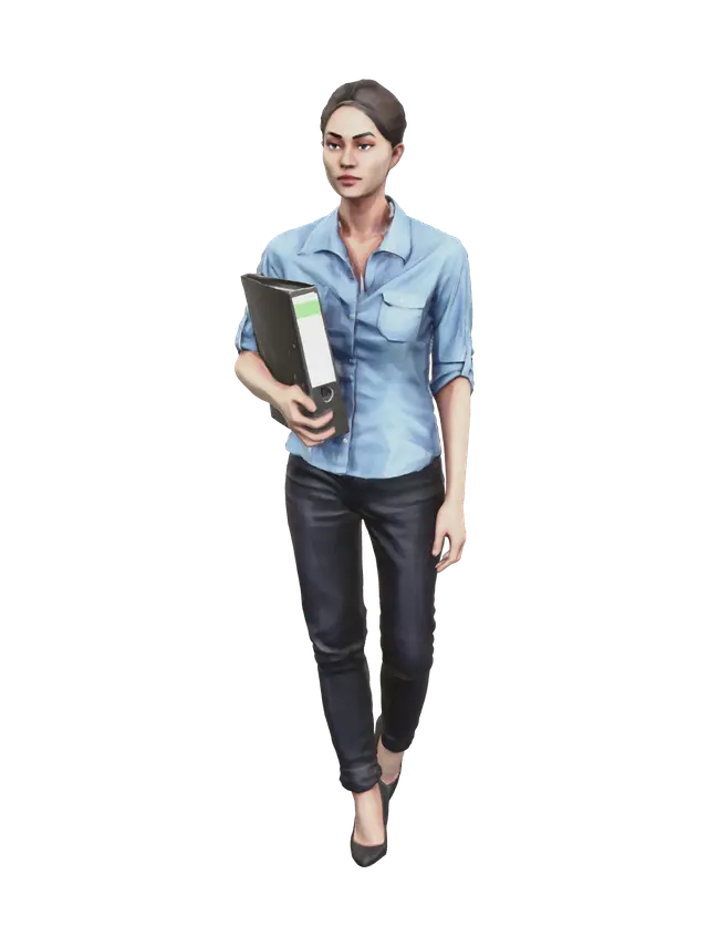 Ornate Realistic Human - Stoic 3D model, vytvořený pomocí AI