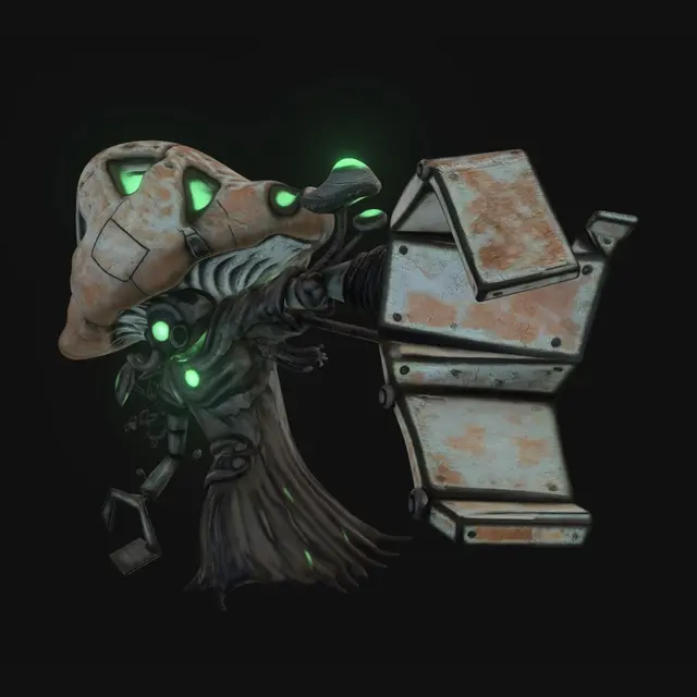 3D model for Mushroom Automaton