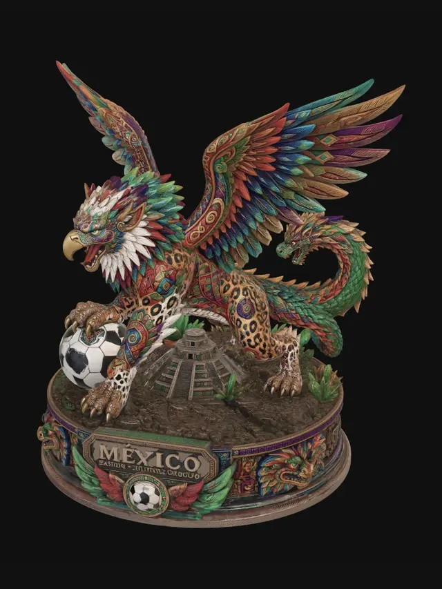 3D model for Mexican Rainbow Eagle