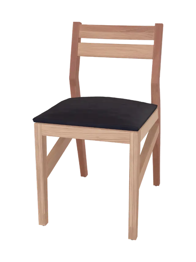 3D model for Cushioned Oak Chair