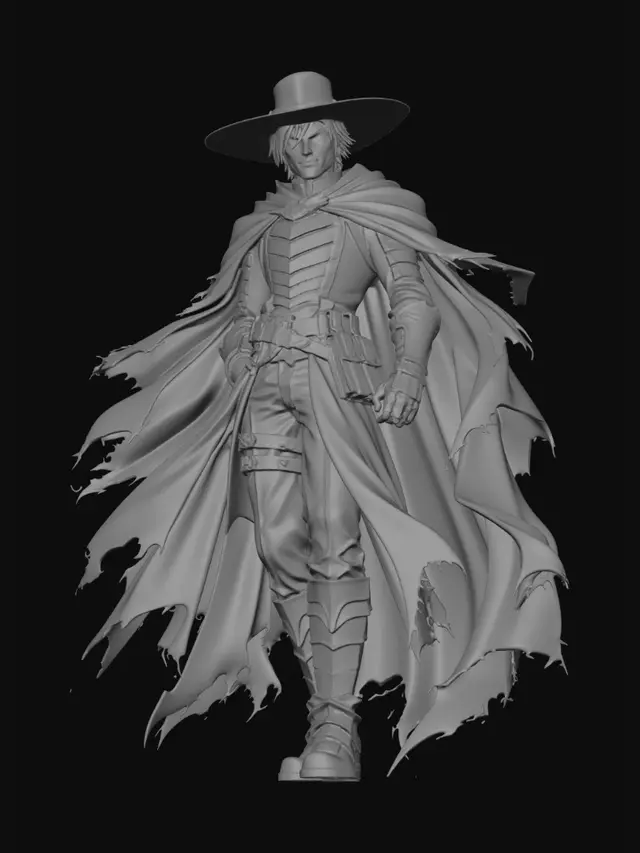 3D model for Crimson Gunslinger