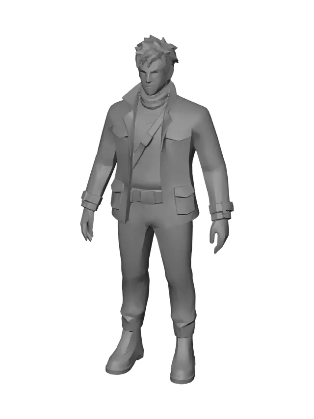 3D model for Rugged Adventurer
