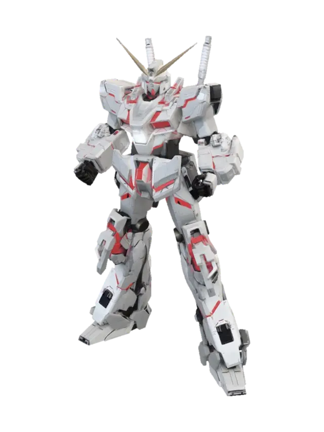 Unicorn Gundam Statue at DiverCity Tokyo Plaza 3D model, vytvořený pomocí AI