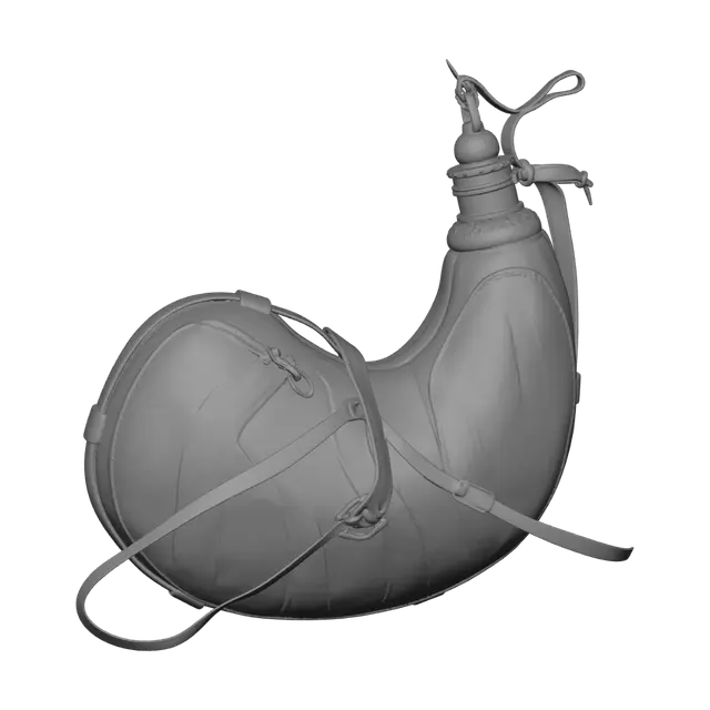 3D model for Rope-Bound Leather Satchel
