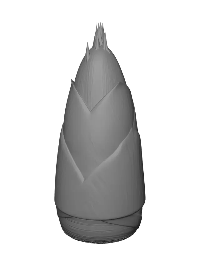 3D model for Spiral Timber Cone