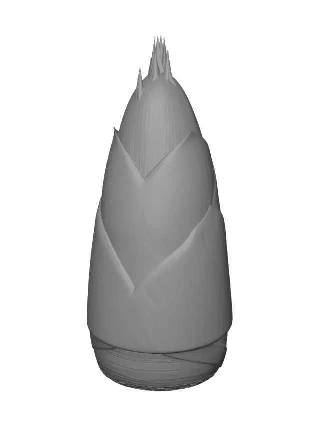 3D model for Spiral Timber Cone