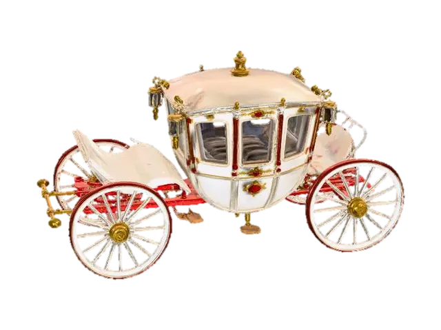 Royal Carriage 3D model, vytvořený pomocí AI