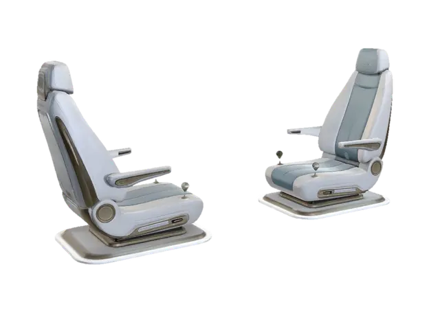 Orbital Lounge 3D model, vytvořený pomocí AI