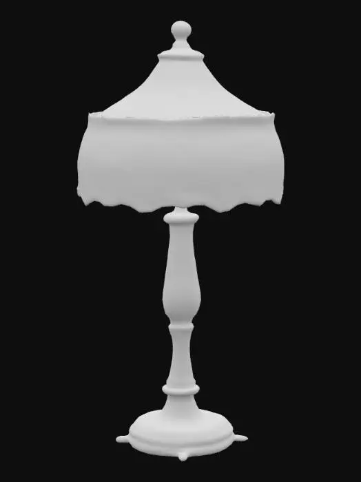 3D model for Vintage Stained Glass Lamp