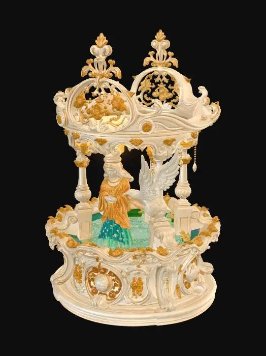 3D model for Rococo Crown of Gold and Dove