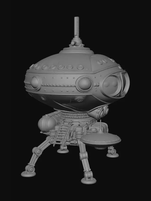 3D model for Alien Spacepod