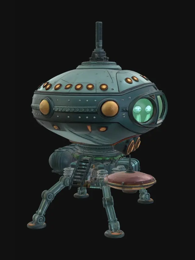 3D model for Alien Spacepod